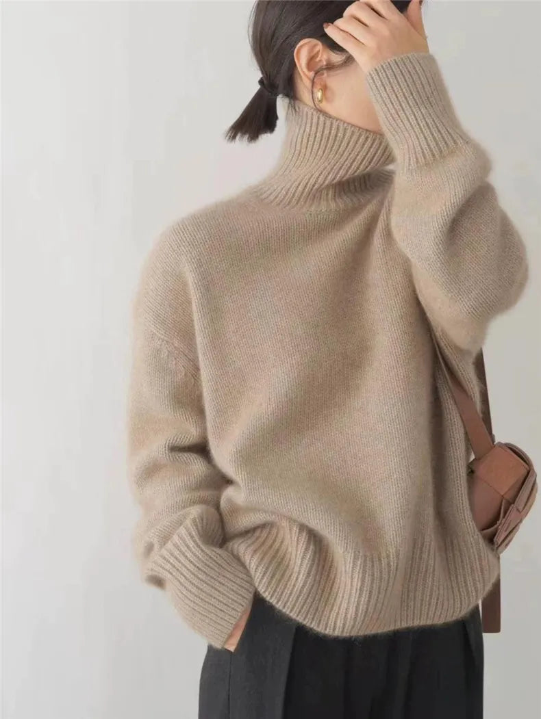 Iris | Cashmere turtleneck sweater