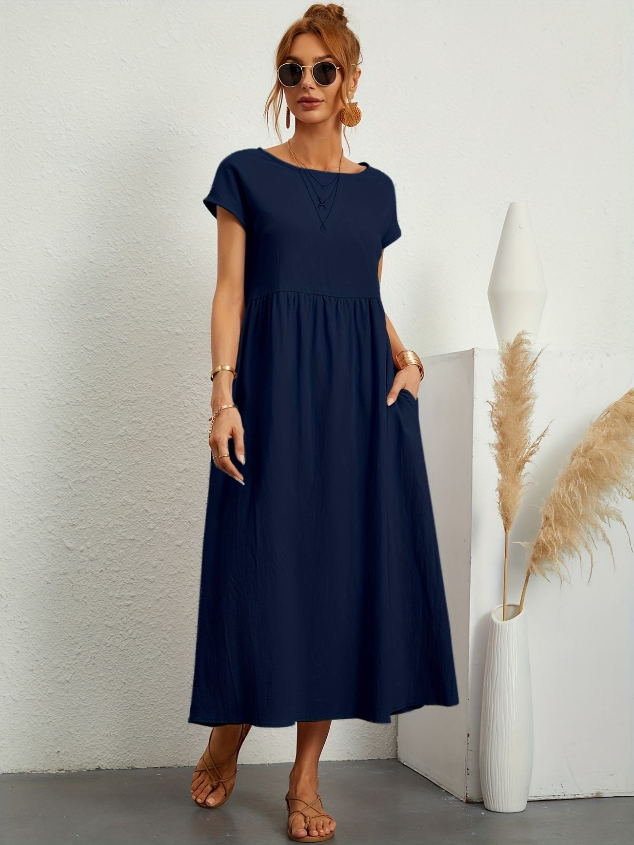 Lucia | Casual Dress with O-neck