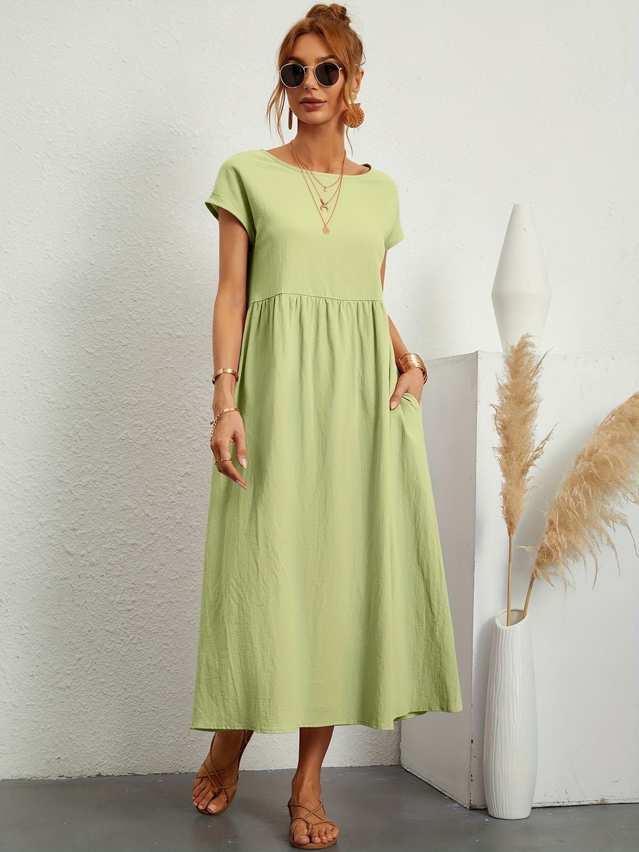 Lucia | Casual Dress with O-neck