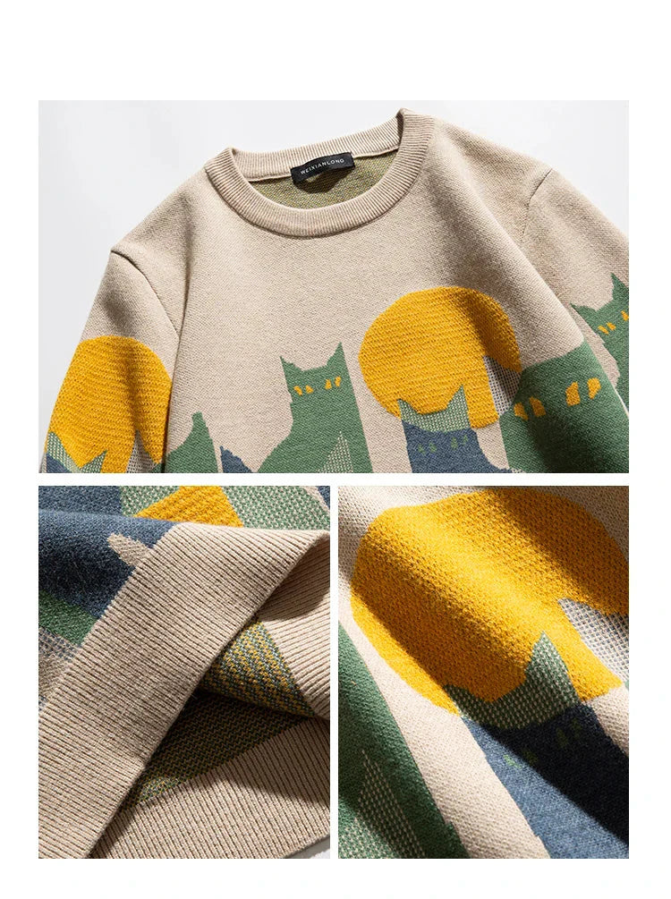 David | Moonlit cat Sweater