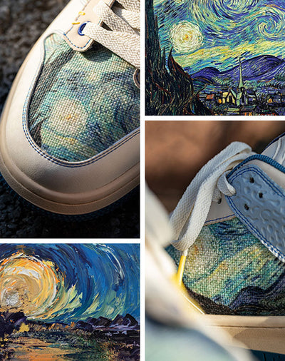 Lincoln | Modern Style Starry Night Sneakers