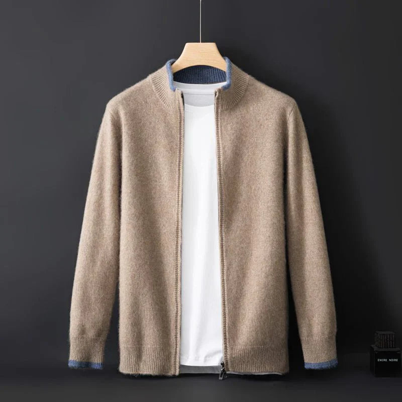 Aidan | Cashmere jacket with zipper