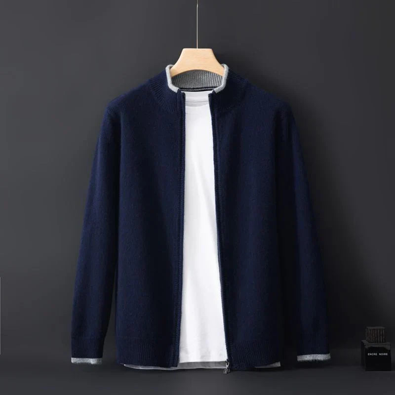 Aidan | Cashmere jacket with zipper