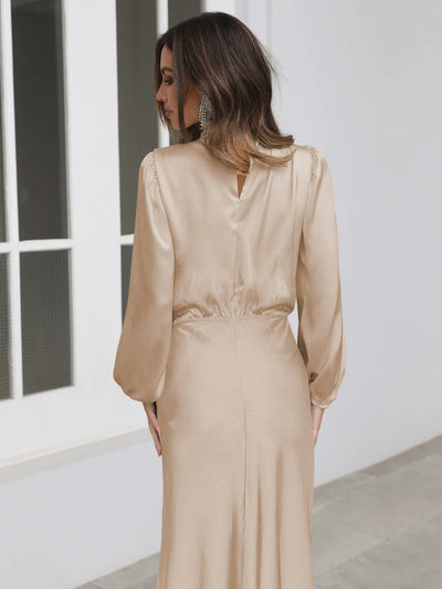 Natasha | Satin Sleeve Dress