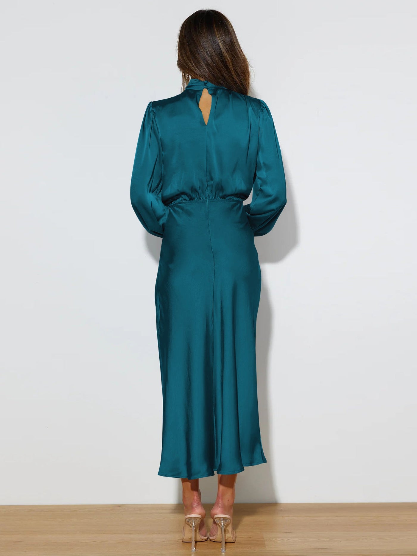 Natasha | Satin Sleeve Dress