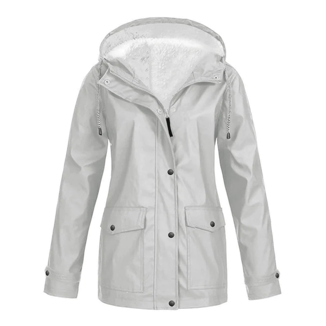 Alice |  Mid-Length Waterproof Coat