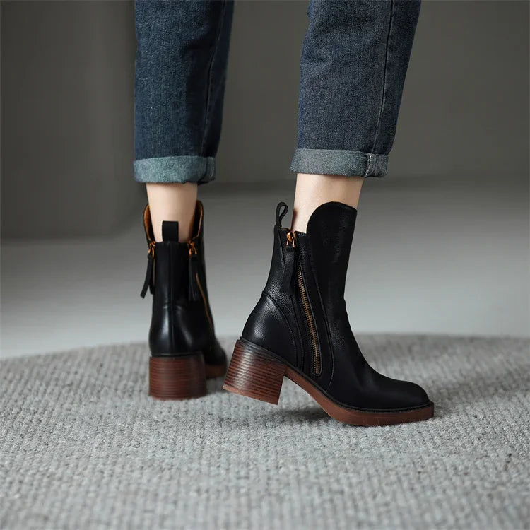 Makayla | Elegant Leather boots