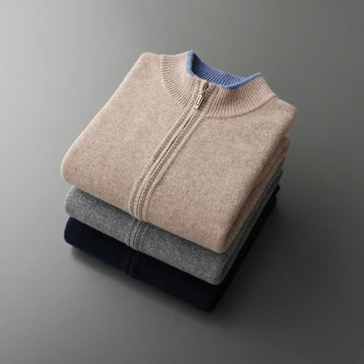 Aidan | Cashmere jacket with zipper