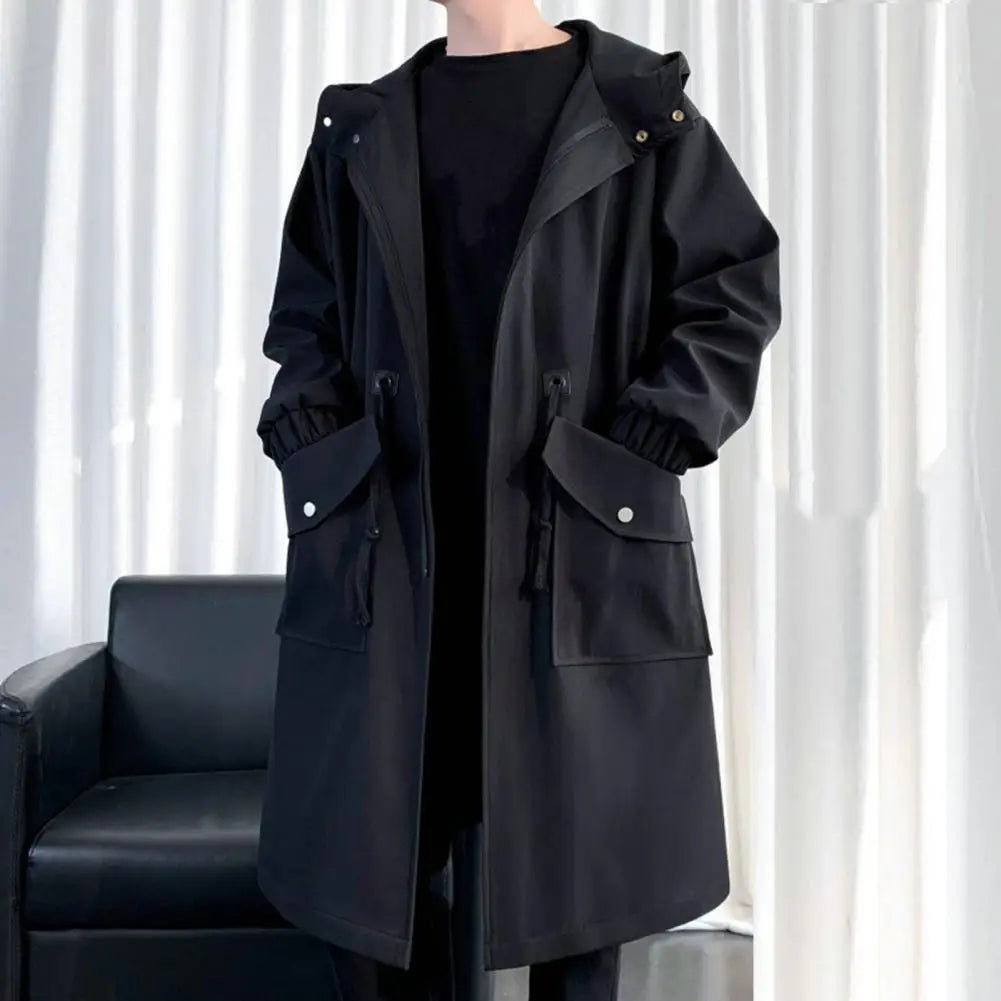 Justin | Casual Hooded Trench Coat