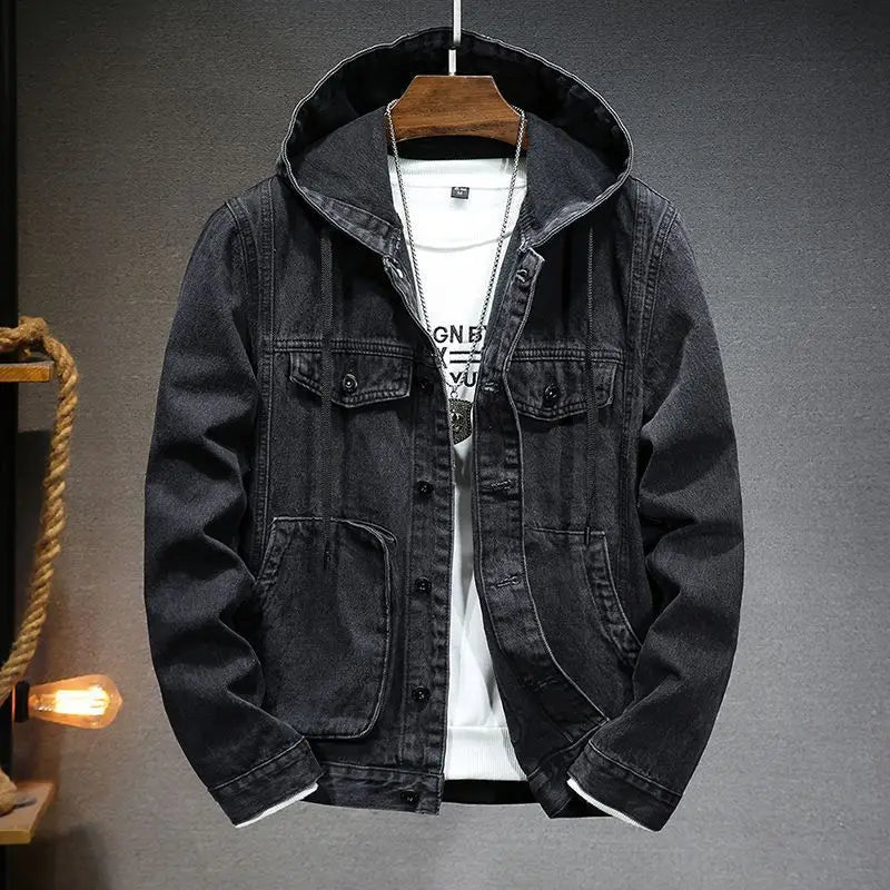 Jax | Hooded Denim Jacket