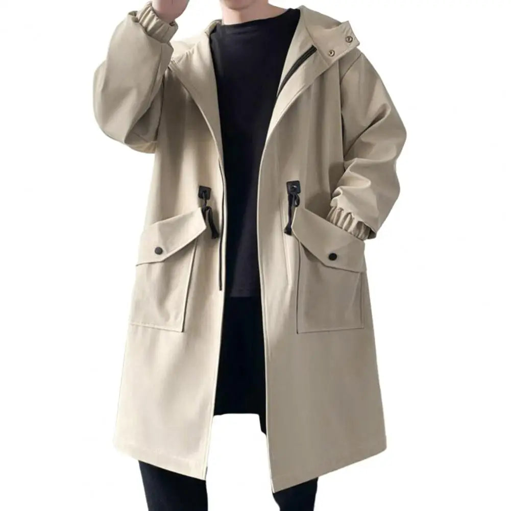 Justin | Casual Hooded Trench Coat