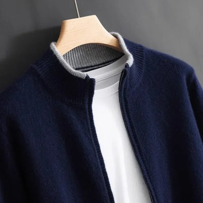 Aidan | Cashmere jacket with zipper