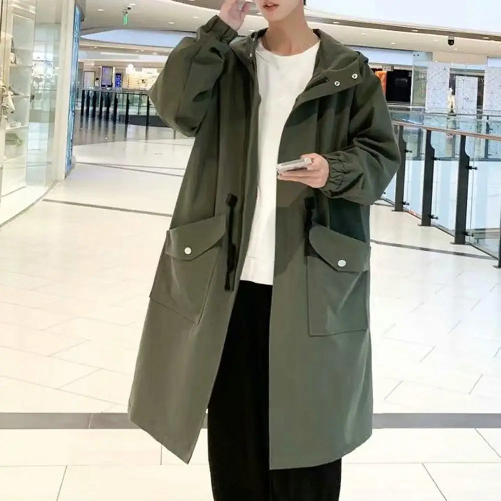 Justin | Casual Hooded Trench Coat