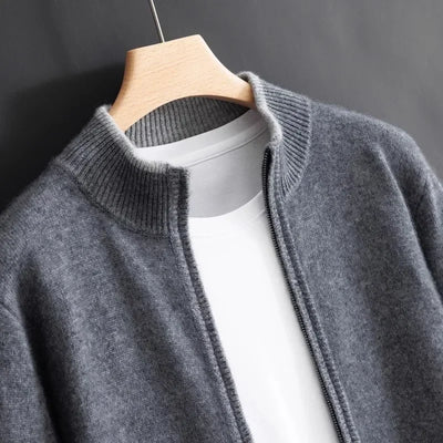 Aidan | Cashmere jacket with zipper