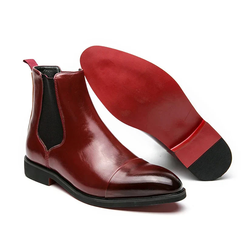 Jake |  Boots with red sole