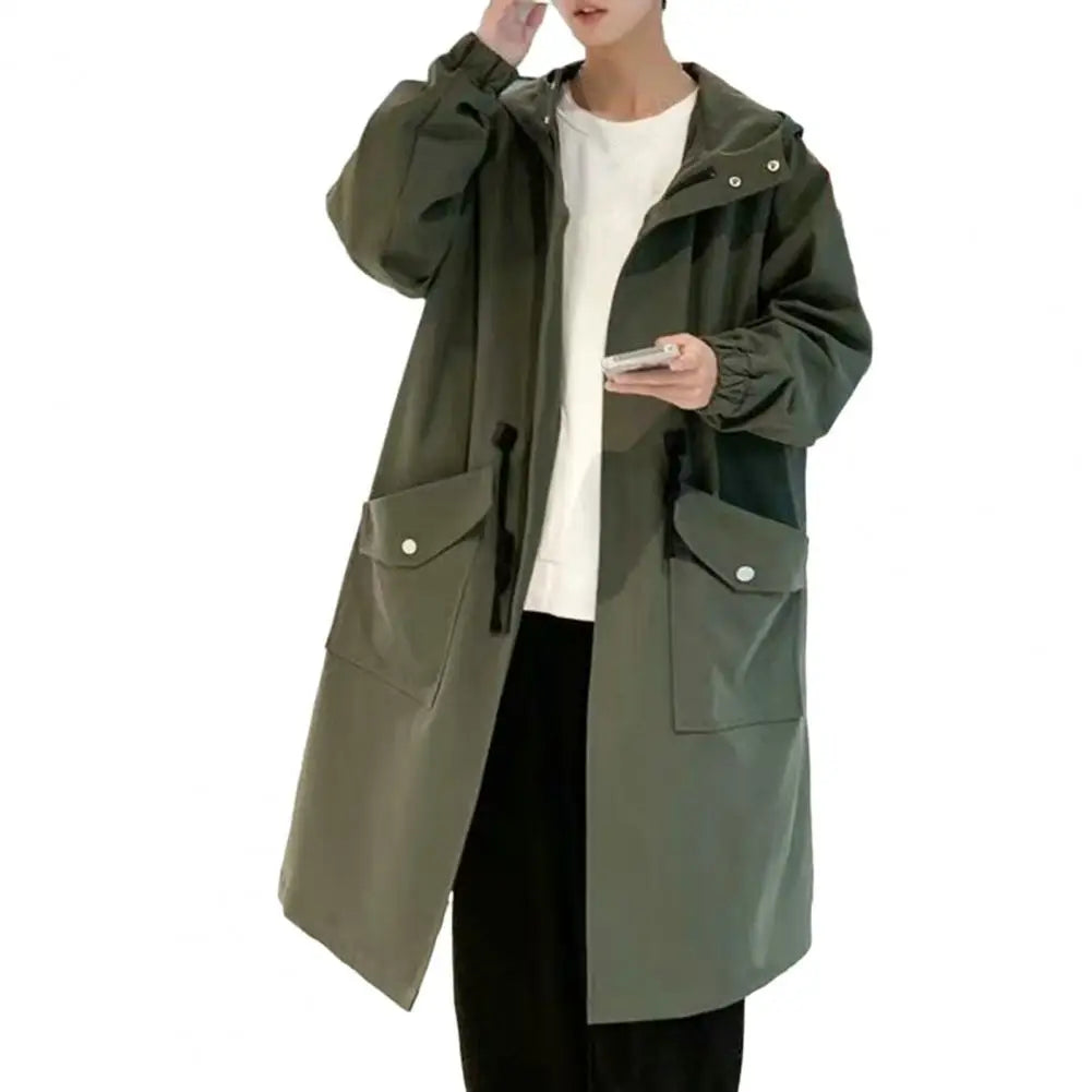 Justin | Casual Hooded Trench Coat