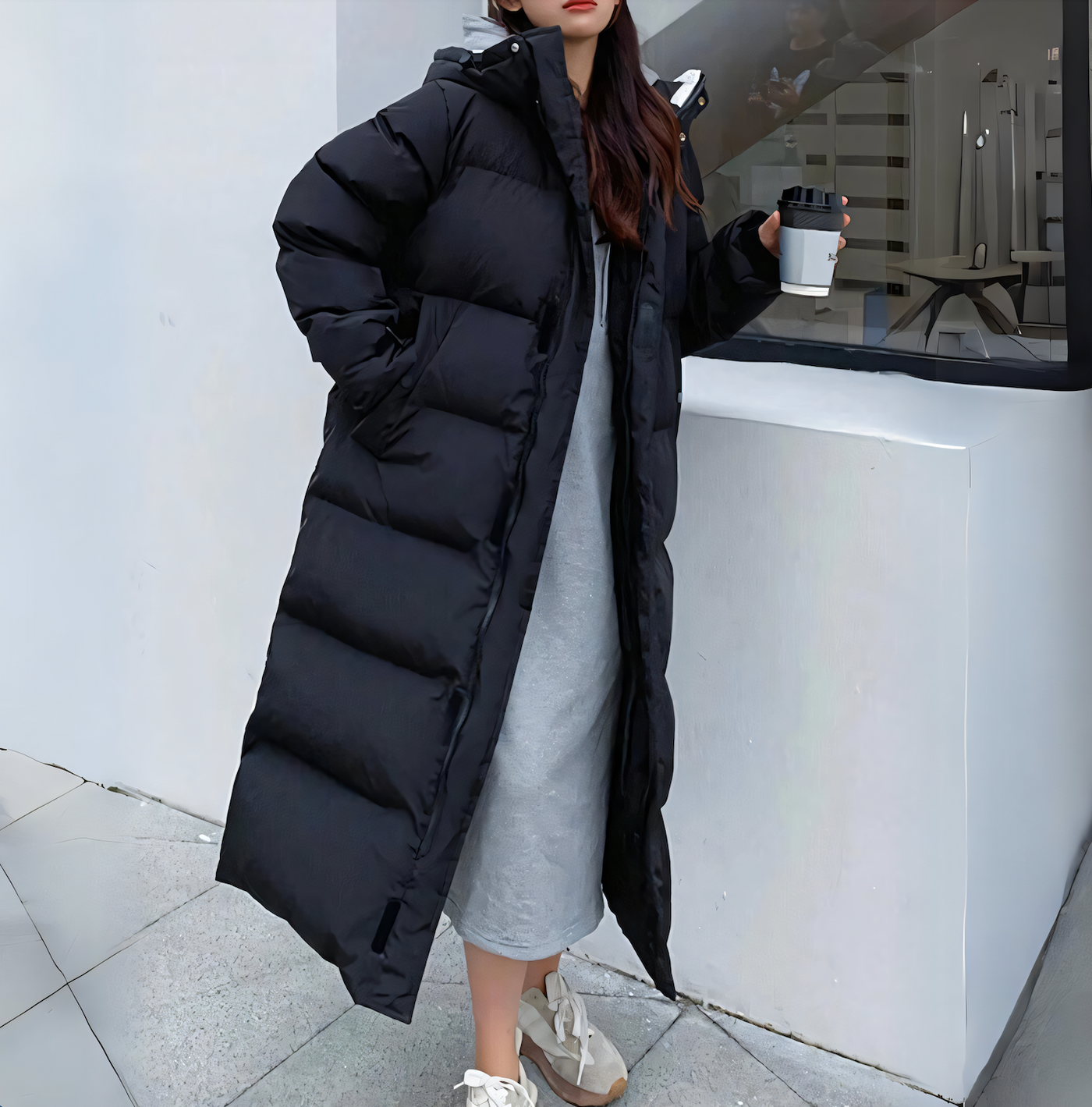 Isabel | Windproof long down jacket