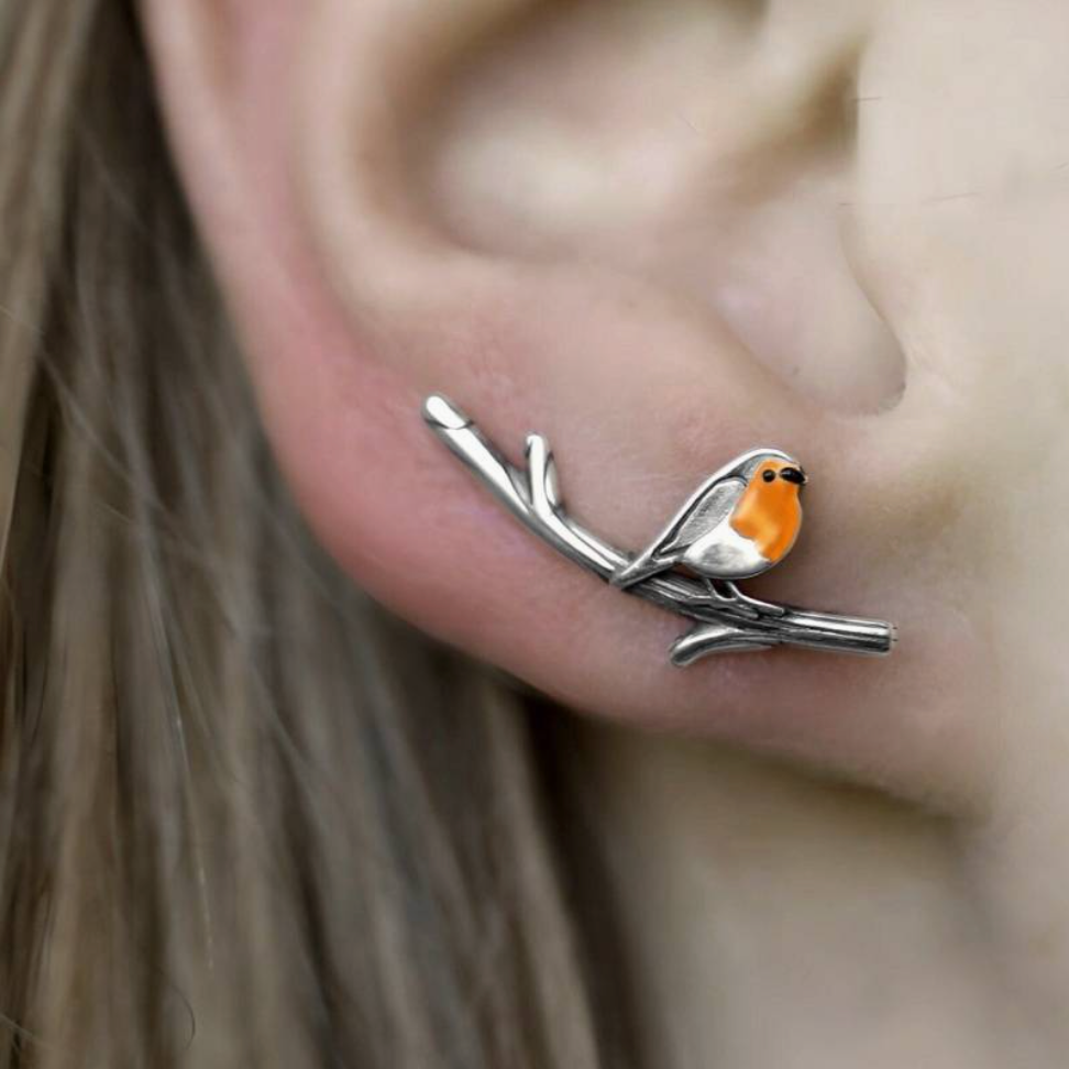 BIRD EARRINGS | EARRINGS MADE OF COLORED GLASS