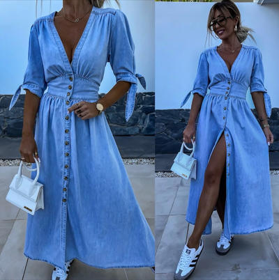 Ivy | Stylish fashion denim dress