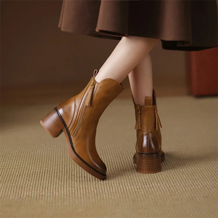 Makayla | Elegant Leather boots