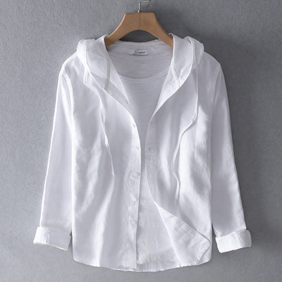 Olivia | Lightweight hooded blouse