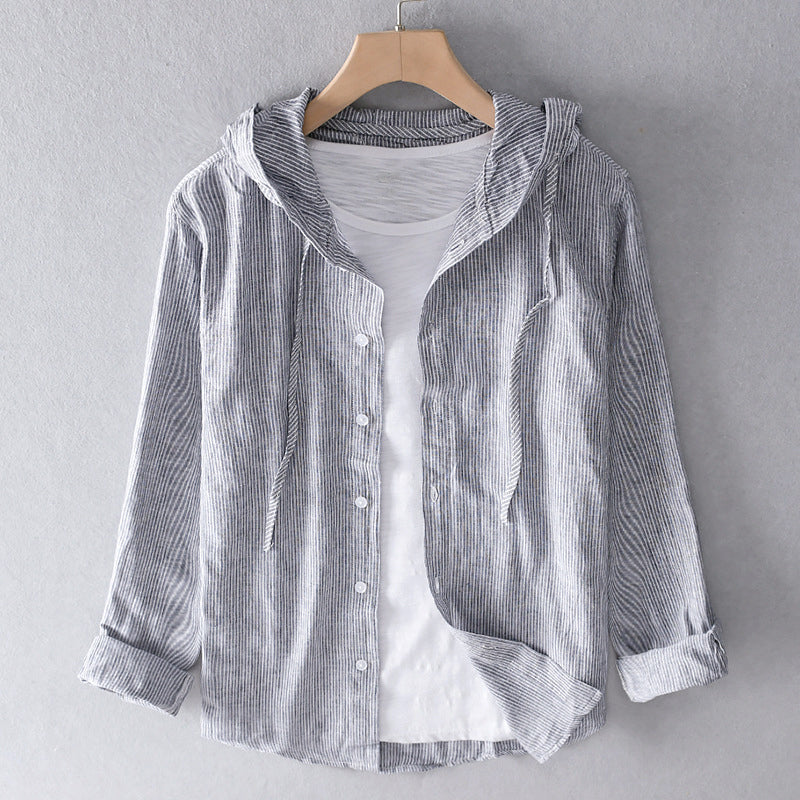 Olivia | Lightweight hooded blouse