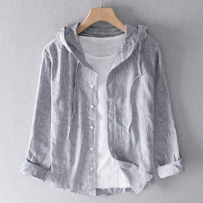 Olivia | Lightweight hooded blouse