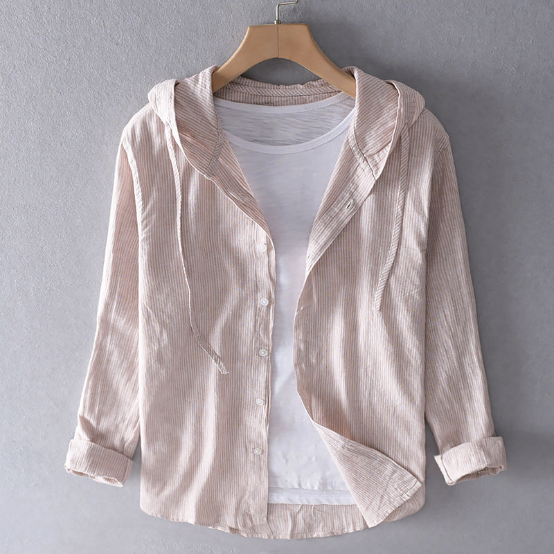 Olivia | Lightweight hooded blouse