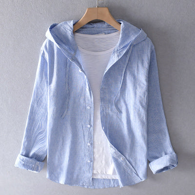 Olivia | Lightweight hooded blouse