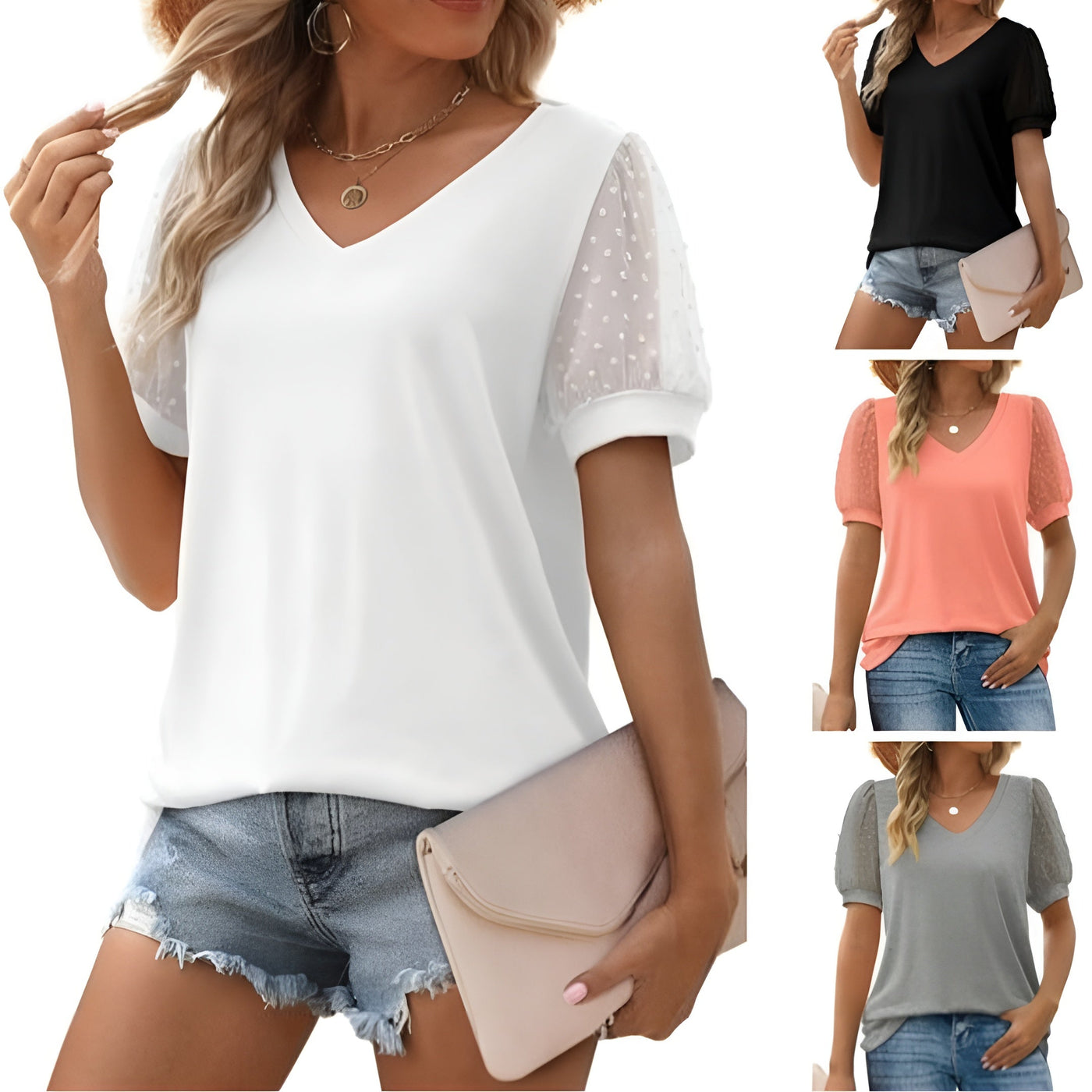 Vera - V-neck top for women