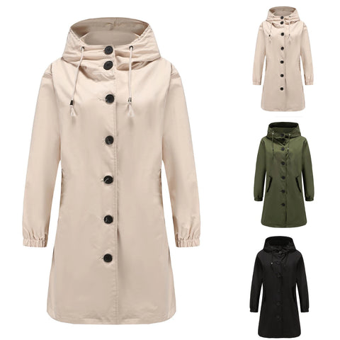 Olivia | Fashionable Long Trench Coat