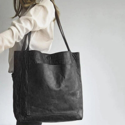 Maryam | Classic Leather Tote Bag