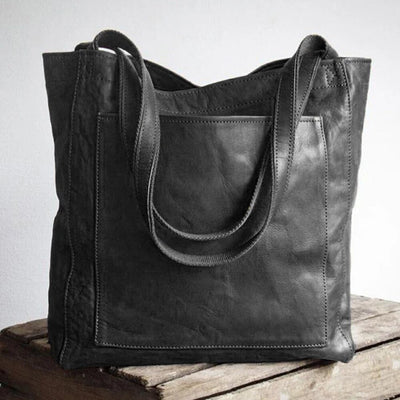 VORINAClassic Leather Tote BagLeather bag