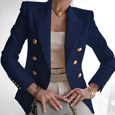 Vera | Gold-Button Blazer