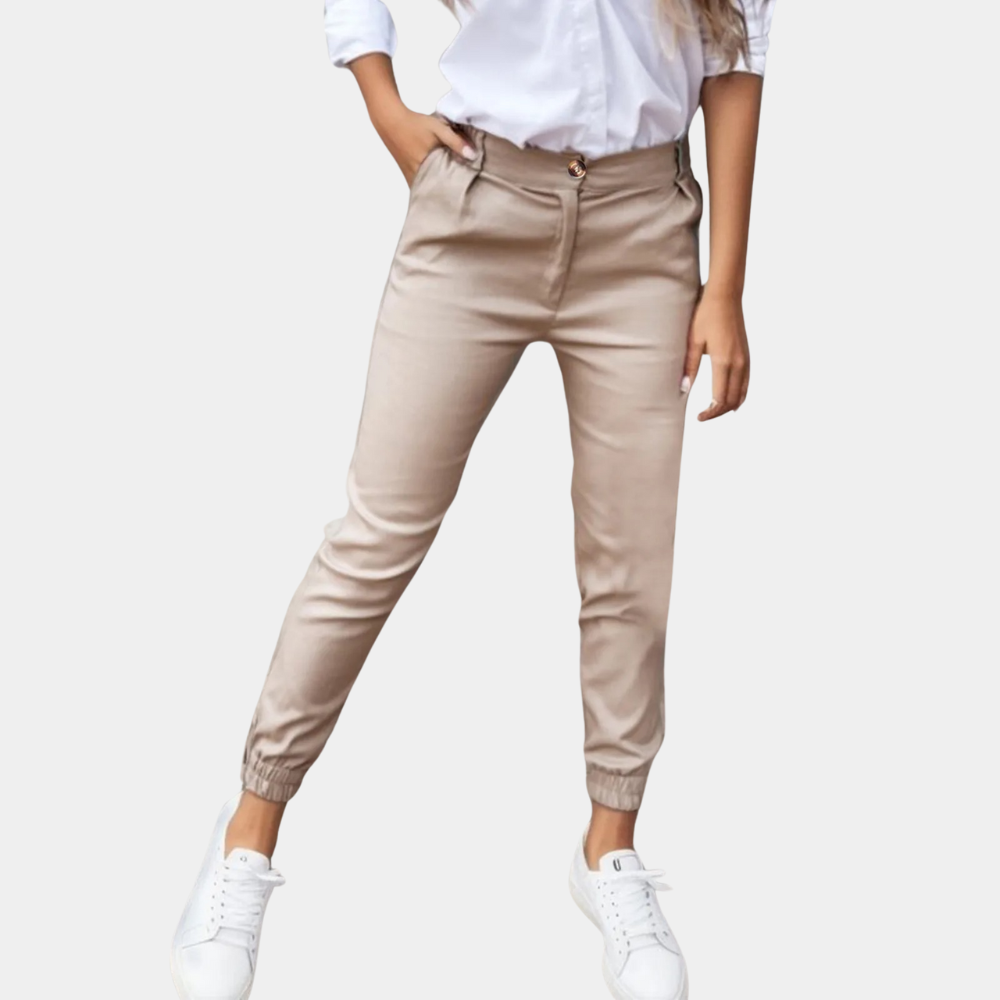 Jessica | High waisted pants with stretch fabric