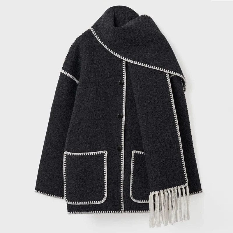 Florence | Elegant Scarf Coat