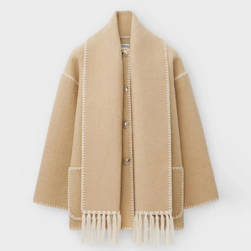 Florence | Elegant Scarf Coat