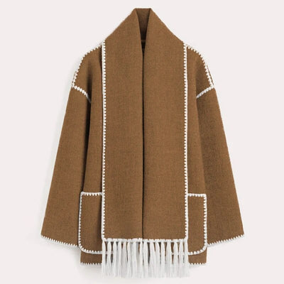 Florence | Elegant Scarf Coat