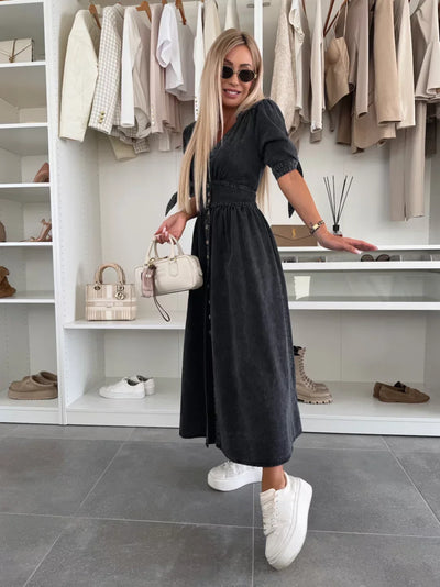 Ivy | Stylish fashion denim dress