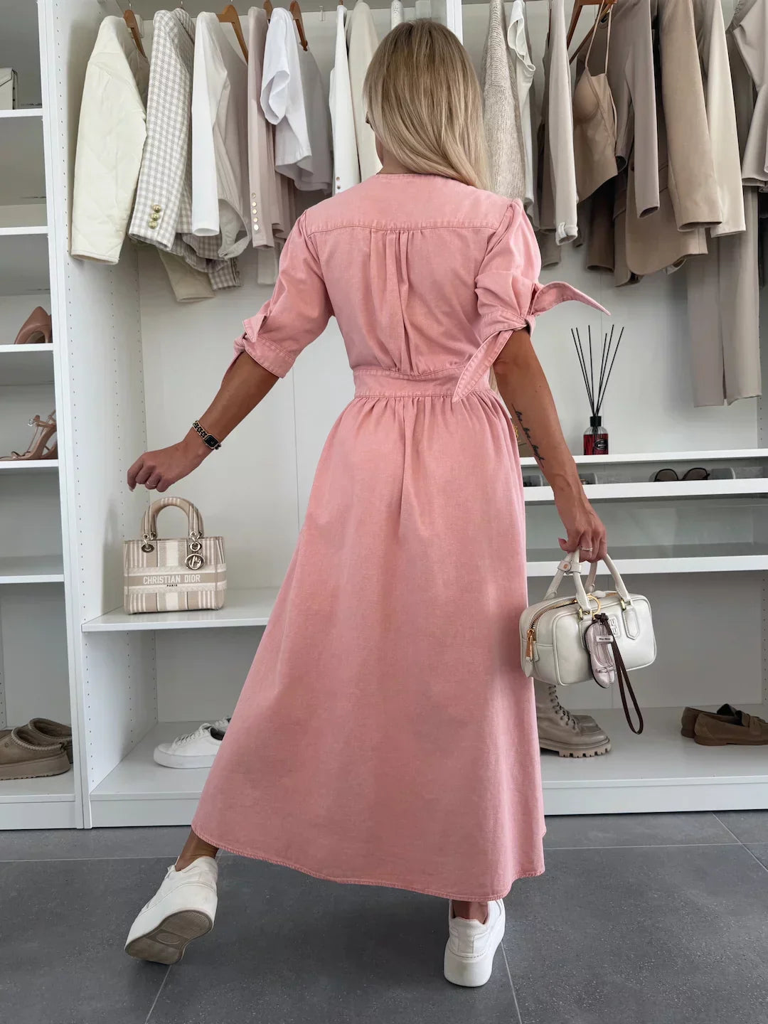 Ivy | Stylish fashion denim dress