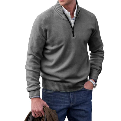 Aaron | MEN'S CASHMERE SWEATER WITH ZIP