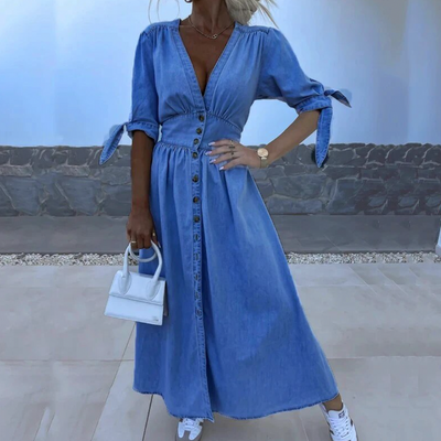 Mila | Stylish dress made of Denim