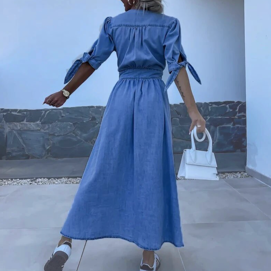 Mila | Stylish dress made of Denim