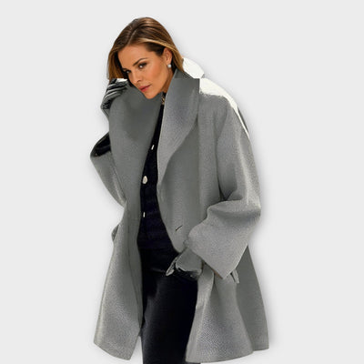 Claire | Stylish Windproof wool coat