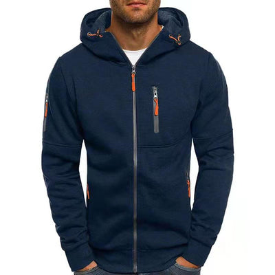 Silas | Fashionable Hooded Sweatshirt Jacket