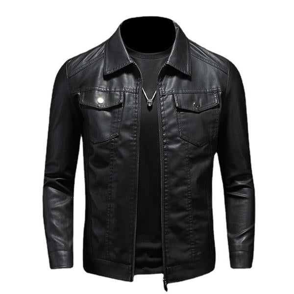 Leon |  Leather Biker Jacket