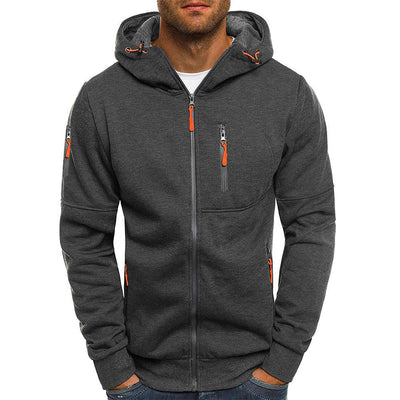 Silas | Fashionable Hooded Sweatshirt Jacket