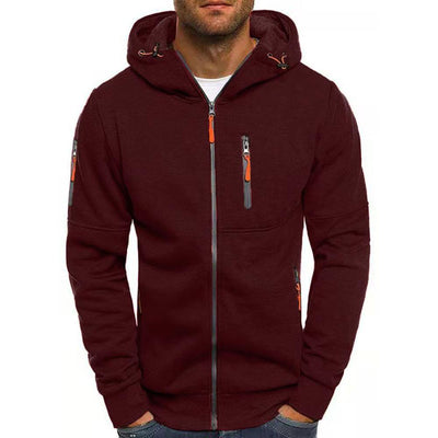 Silas | Fashionable Hooded Sweatshirt Jacket