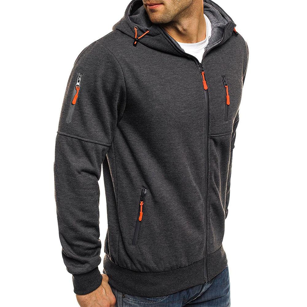 Silas | Fashionable Hooded Sweatshirt Jacket