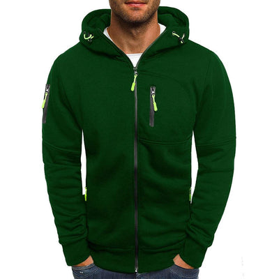 Silas | Fashionable Hooded Sweatshirt Jacket